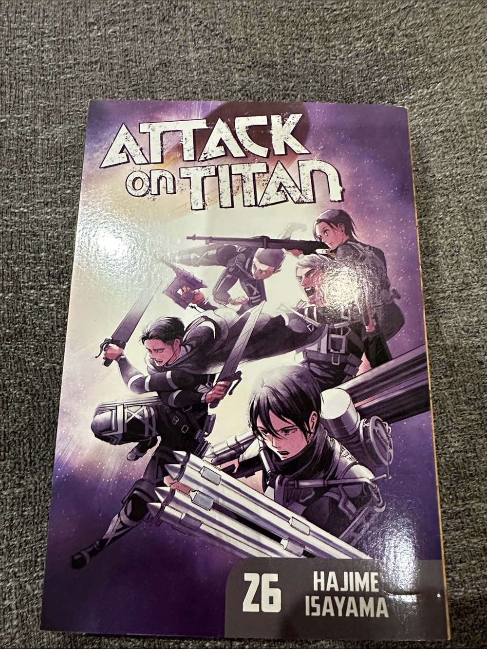 Attack on Titan Volume 26 by - Purple Cover
